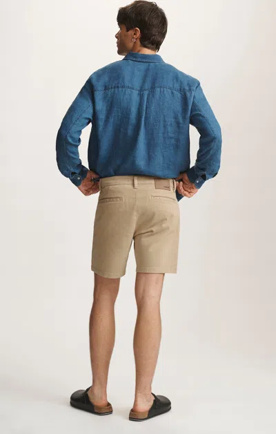 Mavi Nate Shorts In Khaki Casual Twill
