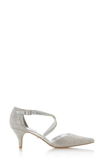 Dune London Captivates Rhinestone Pointed Toe Pump
