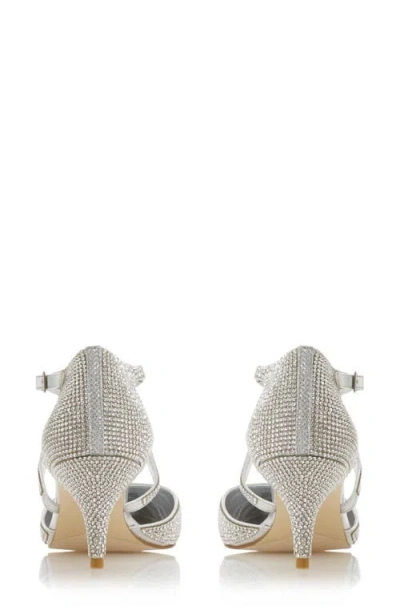 Dune London Captivates Rhinestone Pointed Toe Pump