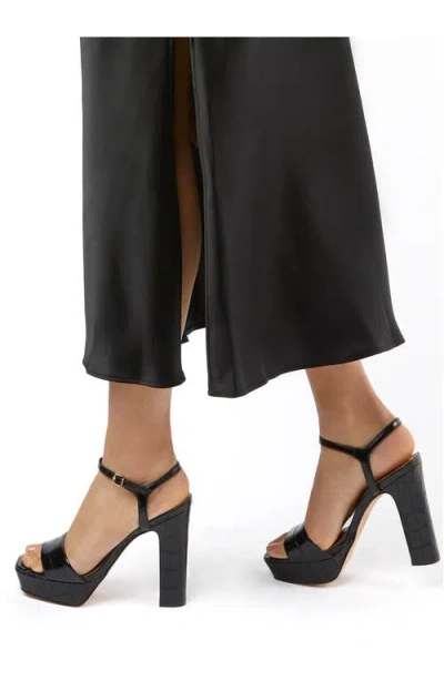 Dune London Matche Platform Ankle Strap Sandal