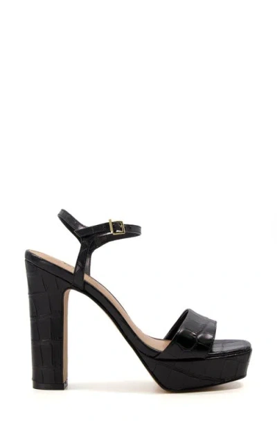 Dune London Matche Platform Ankle Strap Sandal