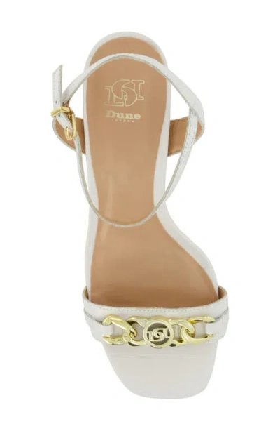 Dune London Manual Ankle Strap Sandal