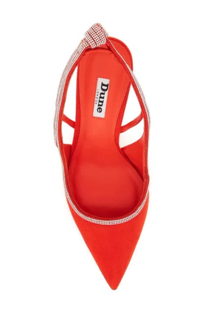 Dune London Cinematic Pointed Toe Slingback Pump