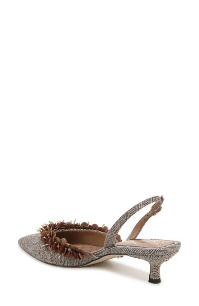 Sam Edelman Trent Slingback Pointed Toe Kitten Heel Pump