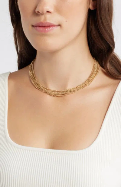Open Edit Mixed Chain Layered Necklace