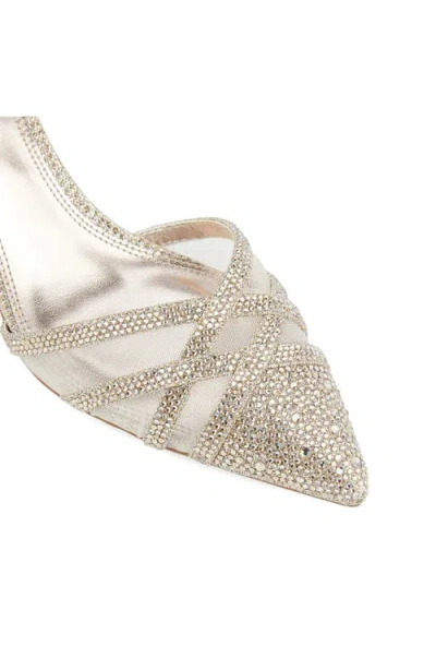Dune London Composed Ankle Strap Pointed Toe Pump