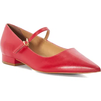 Dune London Hastas Pointed Toe Mary Jane Flat