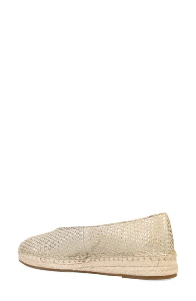 Eileen Fisher Petals Metallic Leather Wedge Espadrilles