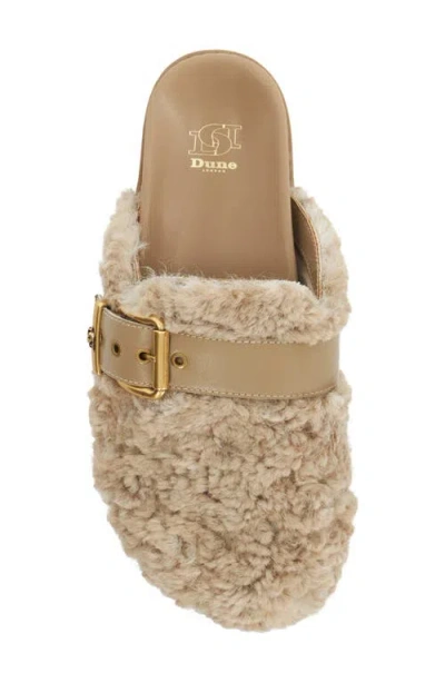 Dune London Glorria Faux Shearling Slipper