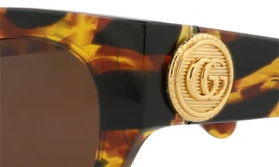 Gucci Tortoiseshell Cat-eye Sunglasses In Multi