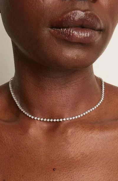 Aurate New York Lab Grown Diamond Tennis Choker Necklace