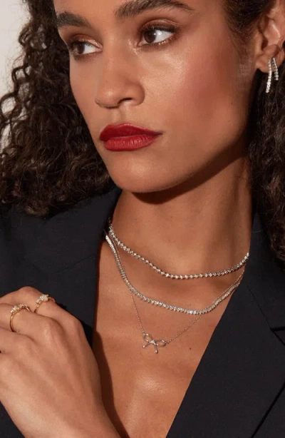 Aurate New York Lab Grown Diamond Tennis Choker Necklace