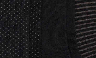 Ted Baker Assorted 3-pack Crew Socks In Black