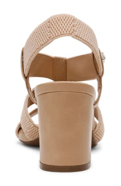 Anne Klein Robenia Woven Banded Block Heel Sandal