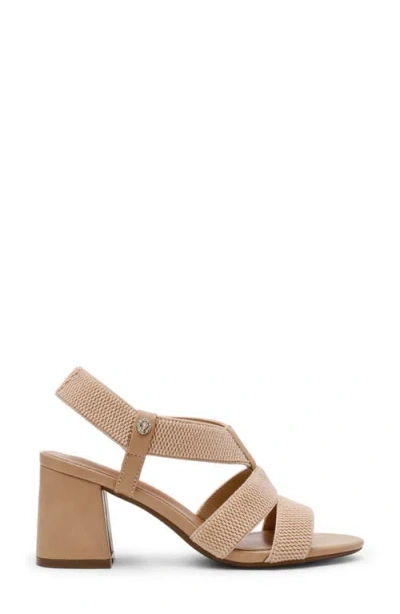 Anne Klein Robenia Woven Banded Block Heel Sandal
