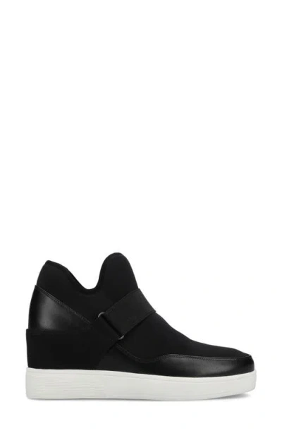 Journee Collection Damari Stretch Wedge Sneaker