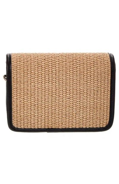 Persaman New York Woven Straw Crossbody Strap