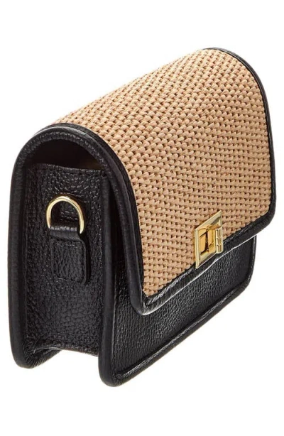 Persaman New York Woven Straw Crossbody Strap