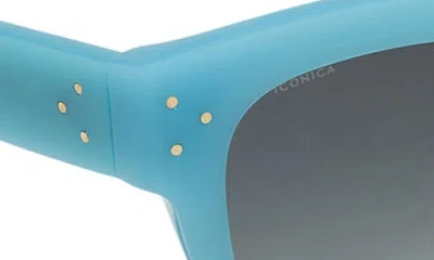 Diff Eva 53mm Gradient Cat Eye Sunglasses
