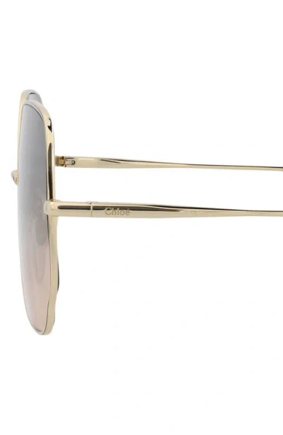 Chloé 60mm Butterfly Sunglasses