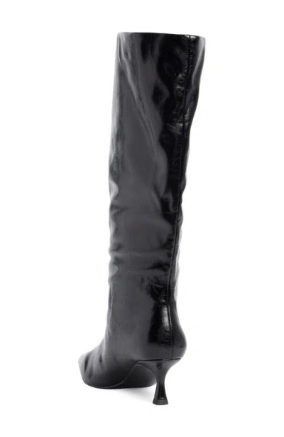 Asos Design Crimson Kitten Heel Knee High Boot