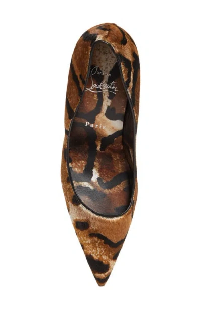 Christian Louboutin Miss Z Genuine Calf Hair Pointed Toe Pump