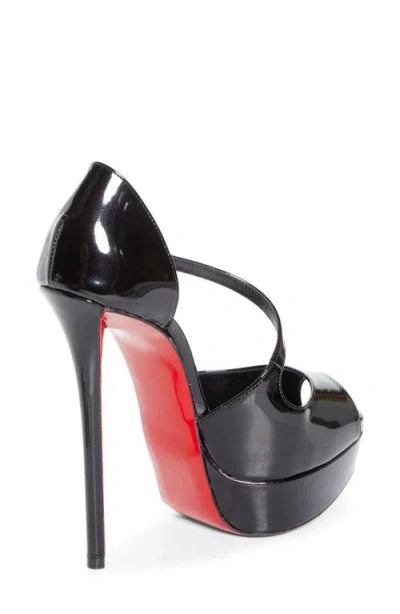 Christian Louboutin Miss Zigourata Alta Platform Peep Toe Sandal