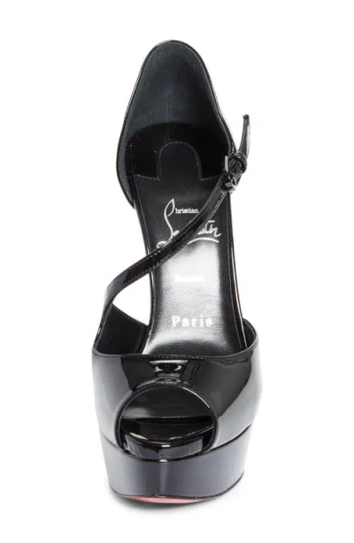 Christian Louboutin Miss Zigourata Alta Platform Peep Toe Sandal