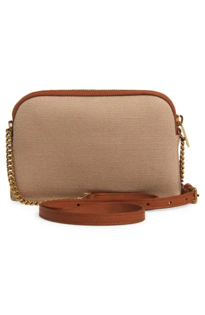 Saint Laurent Gaby Cassandre Logo Canvas Crossbody Pouch