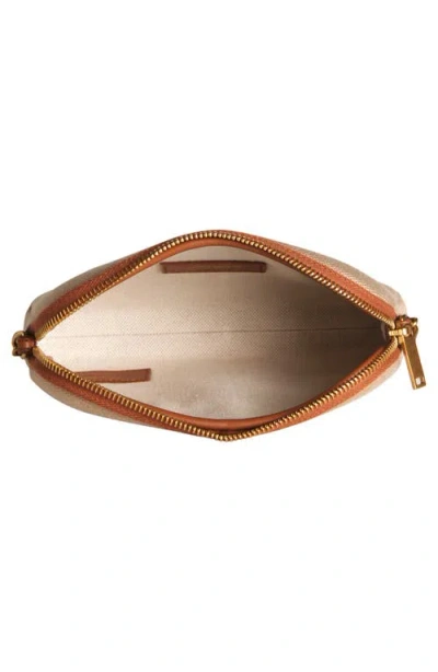 Saint Laurent Gaby Cassandre Logo Canvas Crossbody Pouch