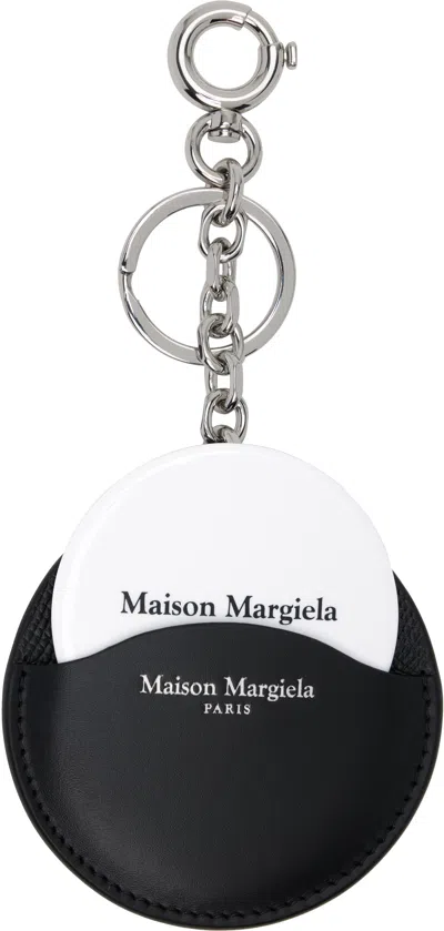 Maison Margiela Black Circular Keychain