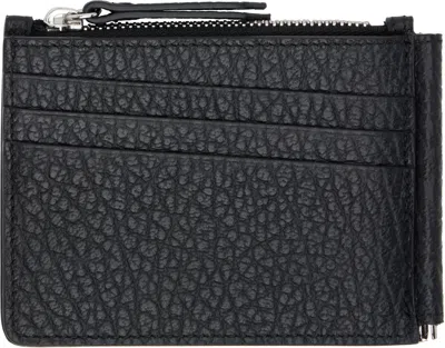 Maison Margiela Black Money Clip Bifold Wallet