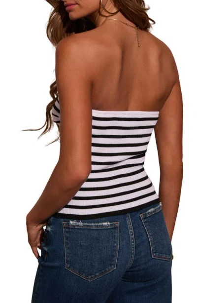 Vici Collection Almah Stripe Twist Bust Rib Tube Top