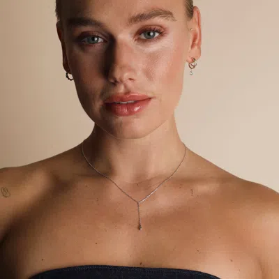 Astrid &amp; Miyu Molten Teardrop Lariat Necklace