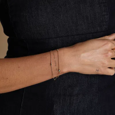 Astrid &amp; Miyu Opal Charm Double Bracelet
