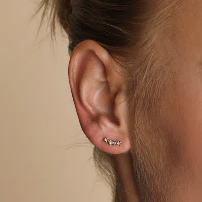 Astrid &amp; Miyu Opal Climber Studs