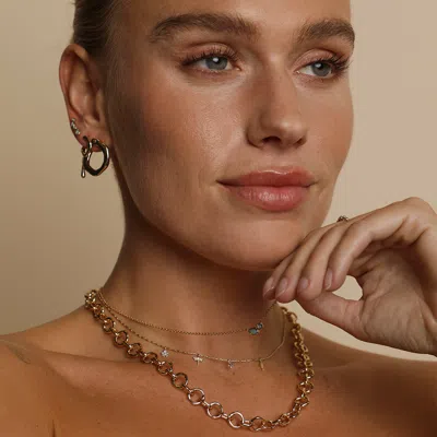 Astrid &amp; Miyu Opal Cluster Charm Necklace
