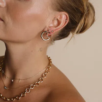 Astrid &amp; Miyu Opal Pear Chain Studs