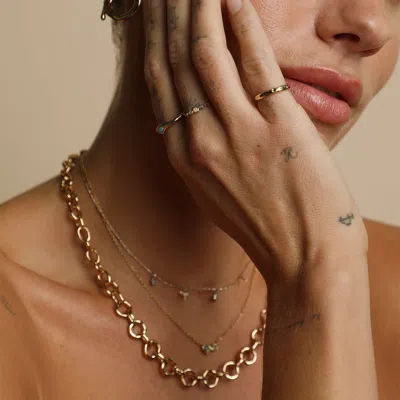 Astrid &amp; Miyu Opal Pear Cocktail Ring