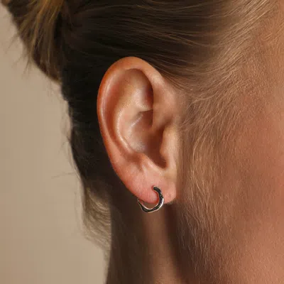 Astrid &amp; Miyu Small Molten Orbit Hoop