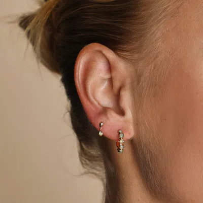 Astrid &amp; Miyu Molten Opal Charm Piercing Stud