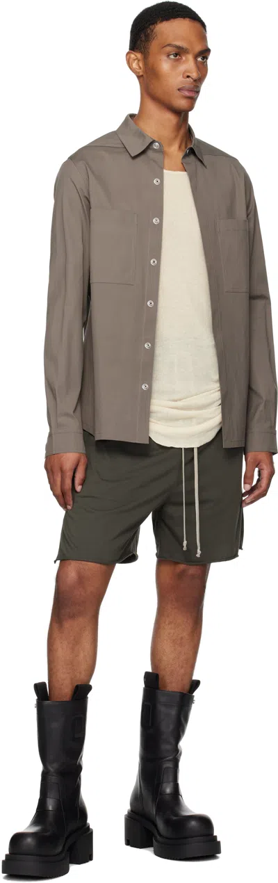 Rick Owens Khaki Concordians Boxers Shorts