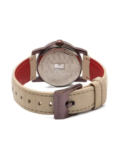 Pre-owned Gianfranco Ferre Steel Logo Dial 30mm In Neutral