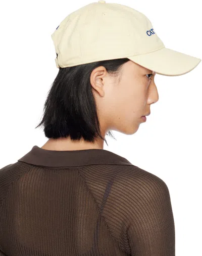 Idea Beige 'cat To Feed' Cap