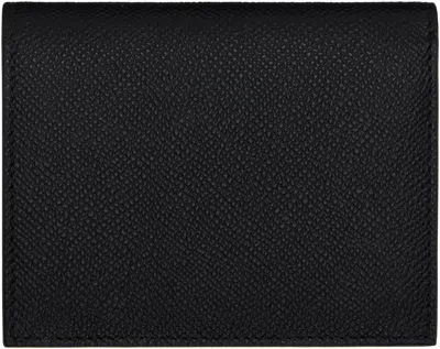 Ferragamo Black Gancini Compact Wallet