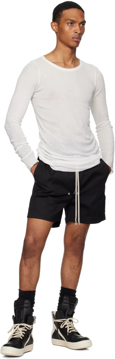 Rick Owens Black Concordians Bela Boxers Shorts