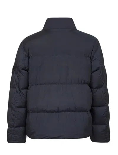 Stone Island Down Jacket In Lightweight Recycled Nylon Reps Jackets Blue In Blue
