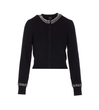 Pinko Spezzino Cardigan Blend Ws In Black
