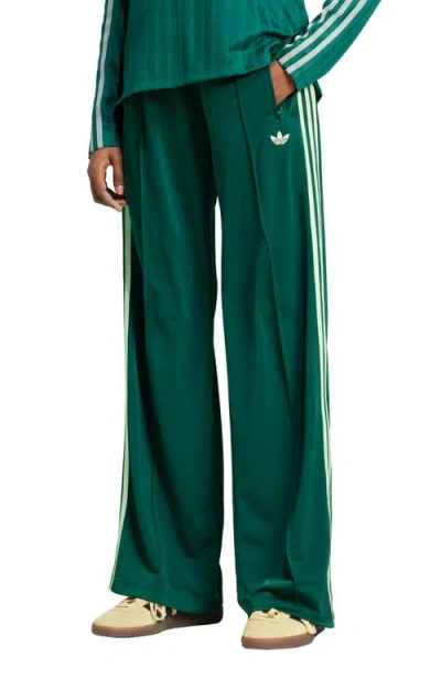 Adidas Originals Adicolor Classic Firebird Loose Fit Recycled Polyester Track Pants In Green