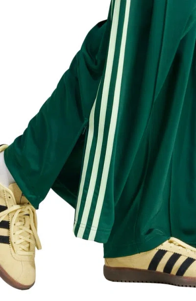 Adidas Originals Adicolor Classic Firebird Loose Fit Recycled Polyester Track Pants In Green